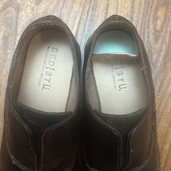 BED|STU Women’s Rose Dark Brown Leather Loafers - Picture 14 of 16